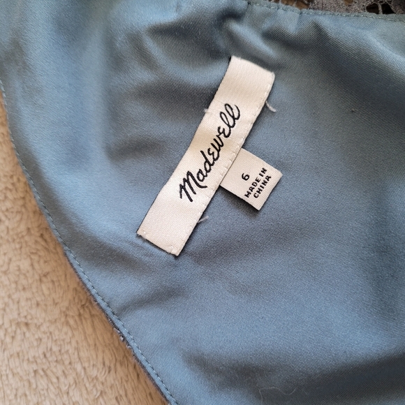 Madewell lace dress with flutter sleeves size 6 - Picture 13 of 14